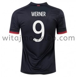Koszulka Reprezentacja Niemiec Werner 9 Stroje Wyjazdowe Euro 2020 Krótkie Rękawy