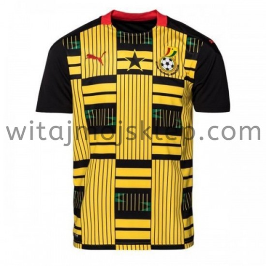 Koszulka Reprezentacja Ghany Stroje Wyjazdowe 2020-2021 Krótkie Rękawy