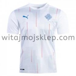 Koszulka Reprezentacja Islandii Stroje Wyjazdowe 2020-2021 Krótkie Rękawy