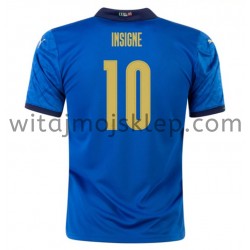 Koszulka Reprezentacja Włoch Insigne 10 Stroje Domowe Euro 2020 Krótkie Rękawy