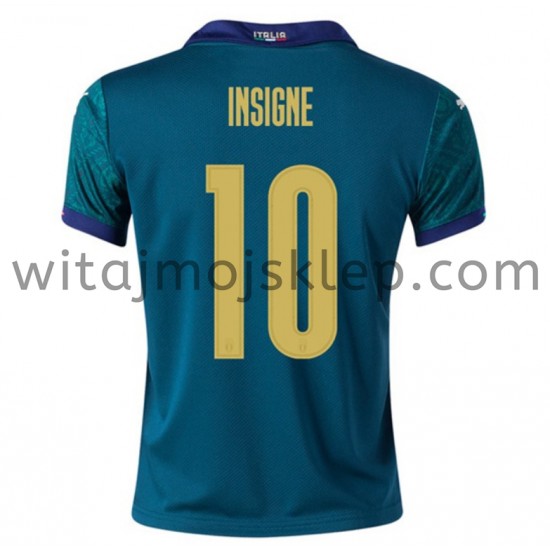 Koszulka Reprezentacja Włoch Insigne 10 Trzeci Strój Euro 2020 Krótkie Rękawy