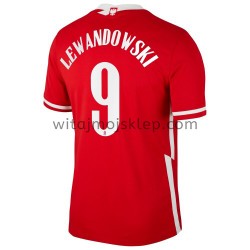 Koszulka Reprezentacja Polski Robert Lewandowski 9 Stroje Wyjazdowe Euro 2020 Krótkie Rękawy