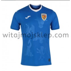 Koszulka Reprezentacja Rumunii Stroje Wyjazdowe 2021 Krótkie Rękawy