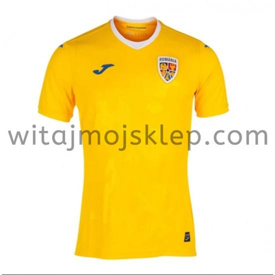 Koszulka Reprezentacja Rumunii Stroje Domowe 2021 Krótkie Rękawy