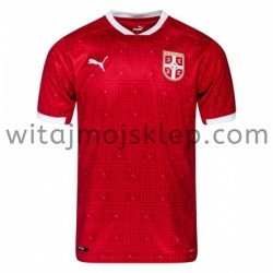 Koszulka Reprezentacja Serbii Stroje Domowe 2020-2021 Krótkie Rękawy