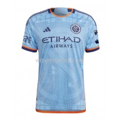 Koszulka New York City FC Męska Stroje Domowe 2023-2024 Krótkie Rękawy