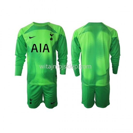 Koszulka Tottenham Hotspur Bramkarskie Dziecięca Stroje Wyjazdowe 2022-2023 Długie Rękawy