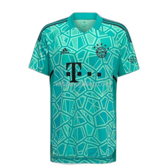 Koszulka Bayern Monachium Bramkarskie Stroje Domowe 2022-2023 Krótkie Rękawy