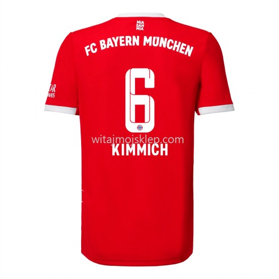 Koszulka Bayern Monachium Kimmich 6 Stroje Domowe 2022-2023 Krótkie Rękawy