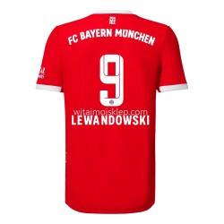 Koszulka Bayern Monachium Lewandowski 9 Stroje Domowe 2022-2023 Krótkie Rękawy
