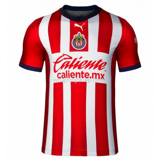 Koszulka CD Guadalajara Stroje Domowe 2022-2023 Krótkie Rękawy Koszulka CD Guadalajara Stroje Domowe 2022-2023 Krótkie Rękawy