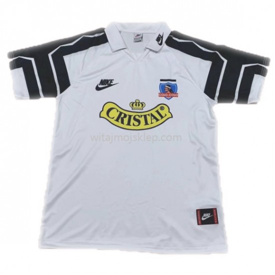 Koszulka Colo-Colo Stroje Domowe 1995 Krótkie Rękawy