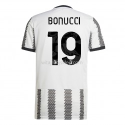 Koszulka Juventus Bonucci 19 Stroje Domowe 2022-2023 Krótkie Rękawy