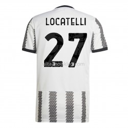 Koszulka Juventus Locatelli 27 Stroje Domowe 2022-2023 Krótkie Rękawy