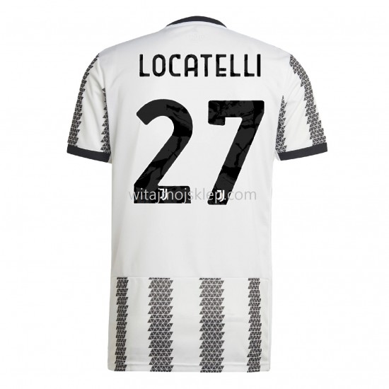 Koszulka Juventus Locatelli 27 Stroje Domowe 2022-2023 Krótkie Rękawy