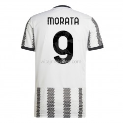 Koszulka Juventus Morata 9 Stroje Domowe 2022-2023 Krótkie Rękawy
