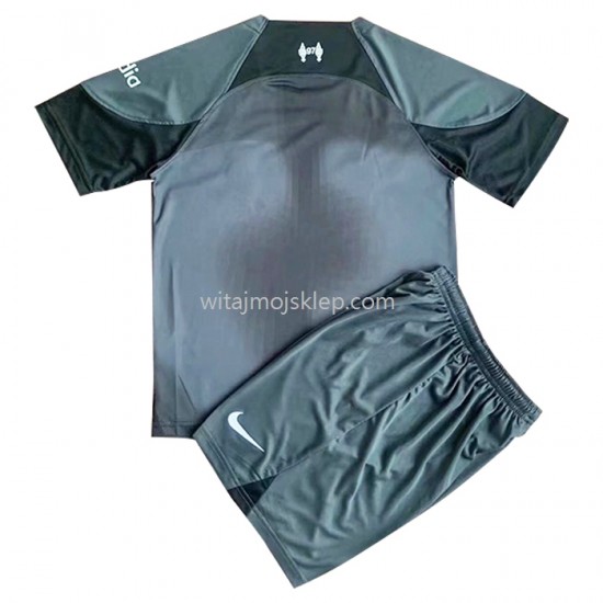 Koszulka Liverpool Dziecięca Stroje Wyjazdowe 2022-2023 Krótkie Rękawy