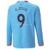 Koszulka Manchester City G.Jesus 9 Stroje Domowe 2022-2023 Długie Rękawy