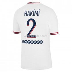 Koszulka Paris Saint-Germain Hakimi 2 Czwarty Strój 2021-2022 Krótkie Rękawy