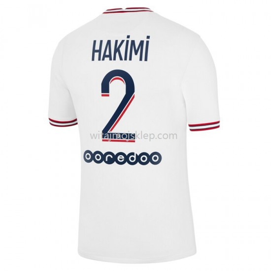 Koszulka Paris Saint-Germain Hakimi 2 Czwarty Strój 2021-2022 Krótkie Rękawy