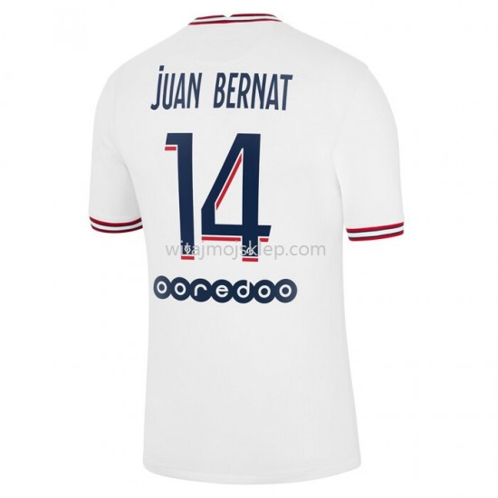 Koszulka Paris Saint-Germain Juan Bernat 14 Czwarty Strój 2021-2022 Krótkie Rękawy