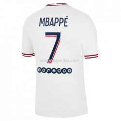 Koszulka Paris Saint-Germain Kylian Mbappe 7 Czwarty Strój 2021-2022 Krótkie Rękawy