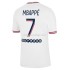 Koszulka Paris Saint-Germain Kylian Mbappe 7 Czwarty Strój 2021-2022 Krótkie Rękawy