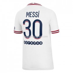 Koszulka Paris Saint-Germain Lionel Messi 30 Czwarty Strój 2021-2022 Krótkie Rękawy