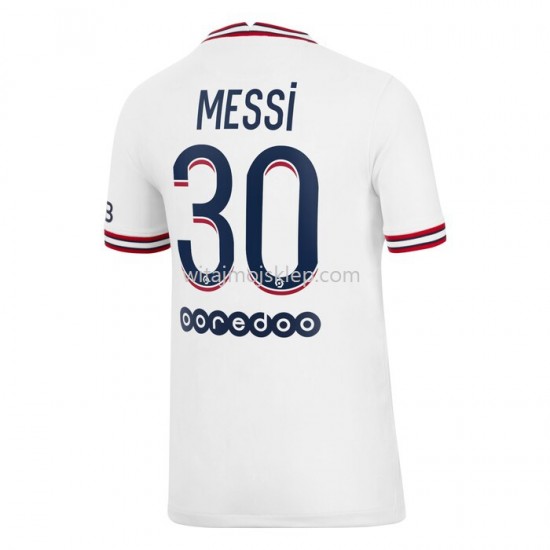 Koszulka Paris Saint-Germain Lionel Messi 30 Czwarty Strój 2021-2022 Krótkie Rękawy