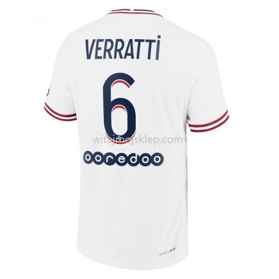 Koszulka Paris Saint-Germain Marco Verratti 6 Czwarty Strój 2021-2022 Krótkie Rękawy
