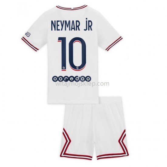 Koszulka Paris Saint-Germain Neymar Jr 10 Dziecięca Czwarty Strój 2021-2022 Krótkie Rękawy
