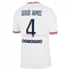 Koszulka Paris Saint-Germain Sergio Ramos 4 Czwarty Strój 2021-2022 Krótkie Rękawy