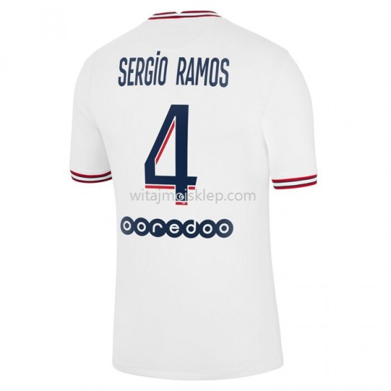 Koszulka Paris Saint-Germain Sergio Ramos 4 Czwarty Strój 2021-2022 Krótkie Rękawy
