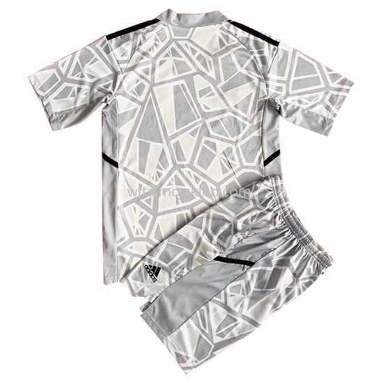 Koszulka RB Leipzig Bramkarskie Dziecięca Stroje Wyjazdowe 2022-2023 Krótkie Rękawy