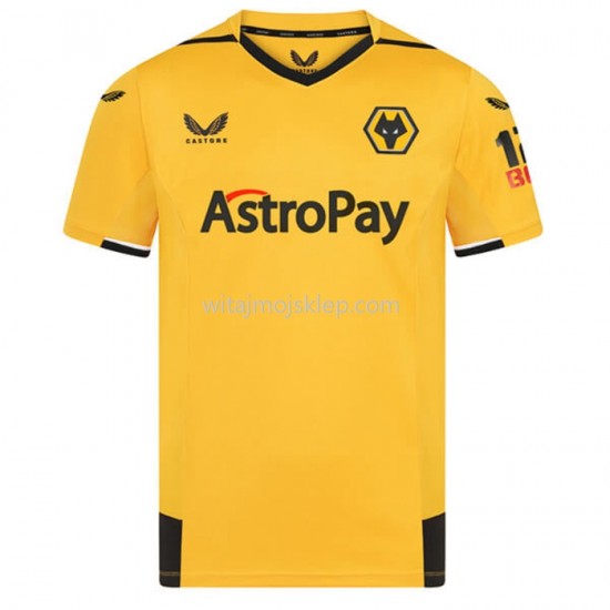 Koszulka Wolverhampton Wanderers Stroje Domowe 2022-2023 Krótkie Rękawy