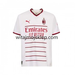 Koszulka AC Milan Męska Stroje Wyjazdowe 2022-2023 Krótkie Rękawy