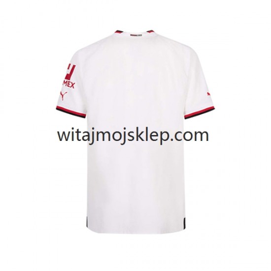 Koszulka AC Milan Męska Stroje Wyjazdowe 2022-2023 Krótkie Rękawy