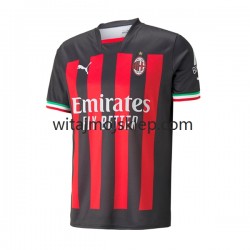 Koszulka AC Milan Męska Stroje Domowe 2022-2023 Krótkie Rękawy