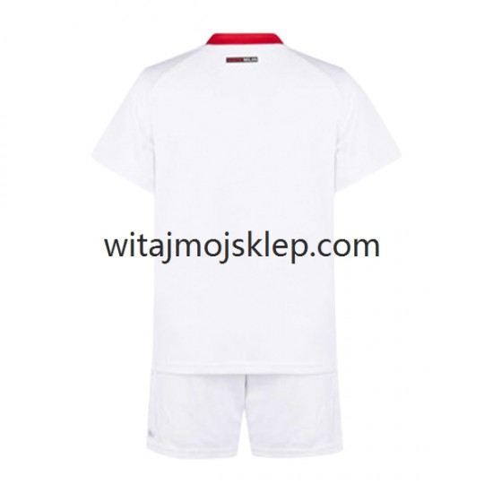 Koszulka AC Milan Dziecięca Stroje Wyjazdowe 2022-2023 Krótkie Rękawy