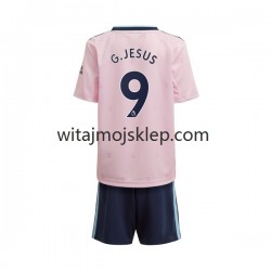 Koszulka Arsenal Gabriel Jesus 9 Dziecięca Trzeci Strój 2022-2023 Krótkie Rękawy