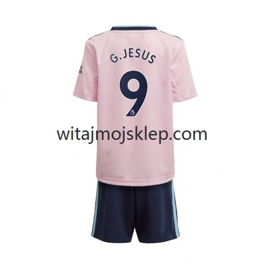 Koszulka Arsenal Gabriel Jesus 9 Dziecięca Trzeci Strój 2022-2023 Krótkie Rękawy