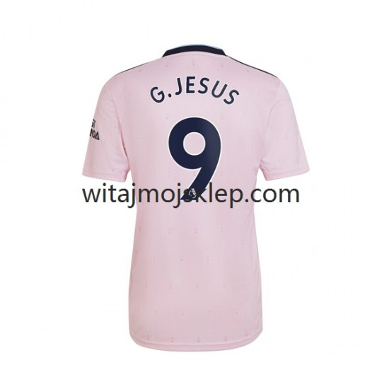 Koszulka Arsenal Gabriel Jesus 9 Męska Trzeci Strój 2022-2023 Krótkie Rękawy