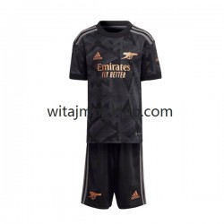 Koszulka Arsenal Dziecięca Stroje Wyjazdowe 2022-2023 Krótkie Rękawy