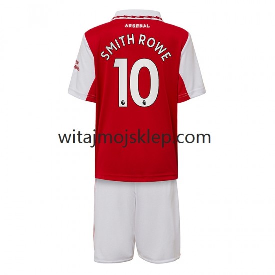 Koszulka Arsenal Smith Rowe 10 Dziecięca Stroje Domowe 2022-2023 Krótkie Rękawy