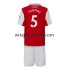 Koszulka Arsenal Thomas Partey 5 Dziecięca Stroje Domowe 2022-2023 Krótkie Rękawy
