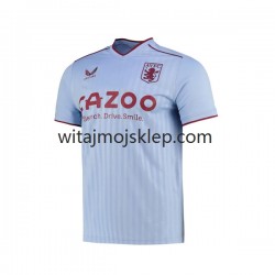 Koszulka Aston Villa Męska Stroje Wyjazdowe 2022-2023 Krótkie Rękawy