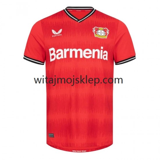 Koszulka Bayer 04 Leverkusen Męska Stroje Domowe 2022-2023 Krótkie Rękawy