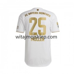 Koszulka Bayern Monachium Thomas Muller 25 Męska Stroje Wyjazdowe 2022-2023 Krótkie Rękawy