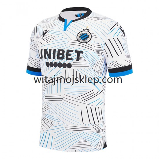 Koszulka Club Brugge Męska Stroje Wyjazdowe 2022-2023 Krótkie Rękawy