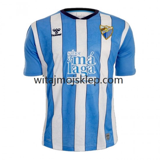 Koszulka Málaga CF Męska Stroje Domowe 2022-2023 Krótkie Rękawy